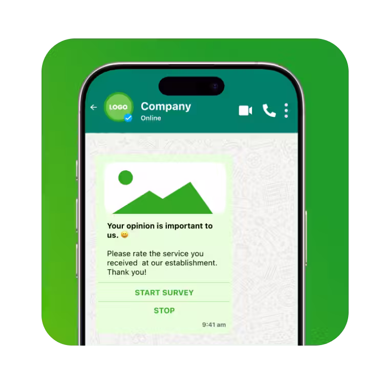 Enquêtes via WhatsApp