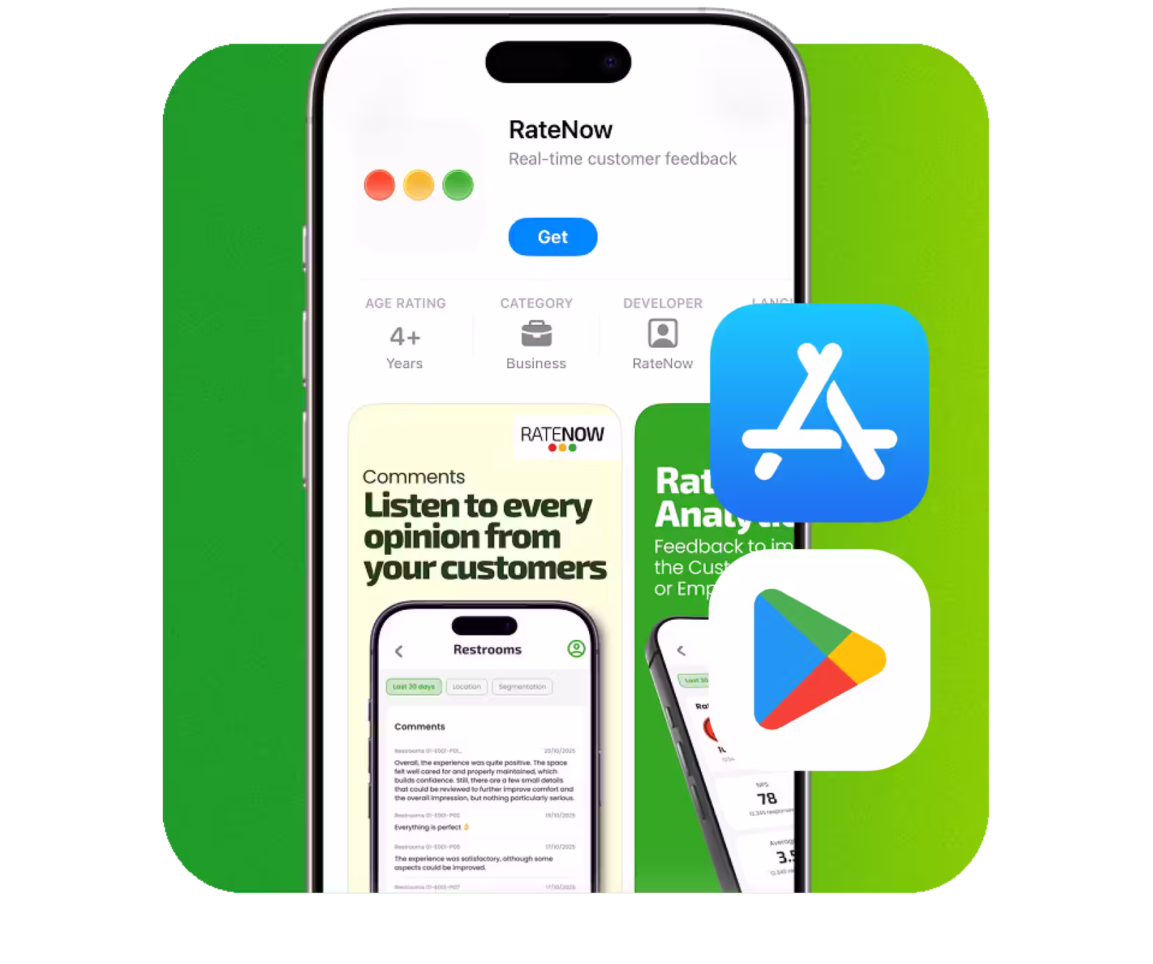 RateNow APP: App Store etGoogle Play