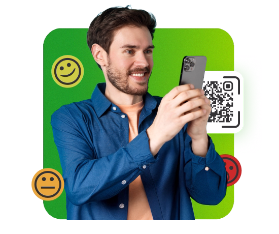 Scanner le questionnaire avec un code QR