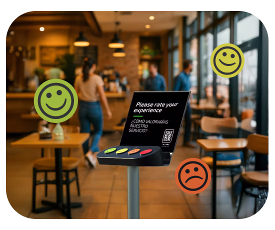 Borne de Feedback Smiley