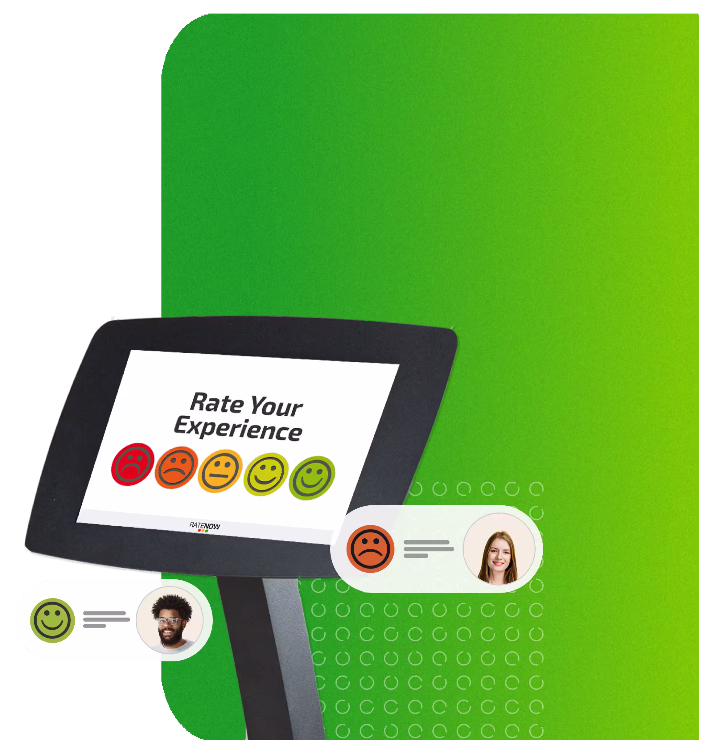 Bornes de Satisfaction Tablette - RateNow